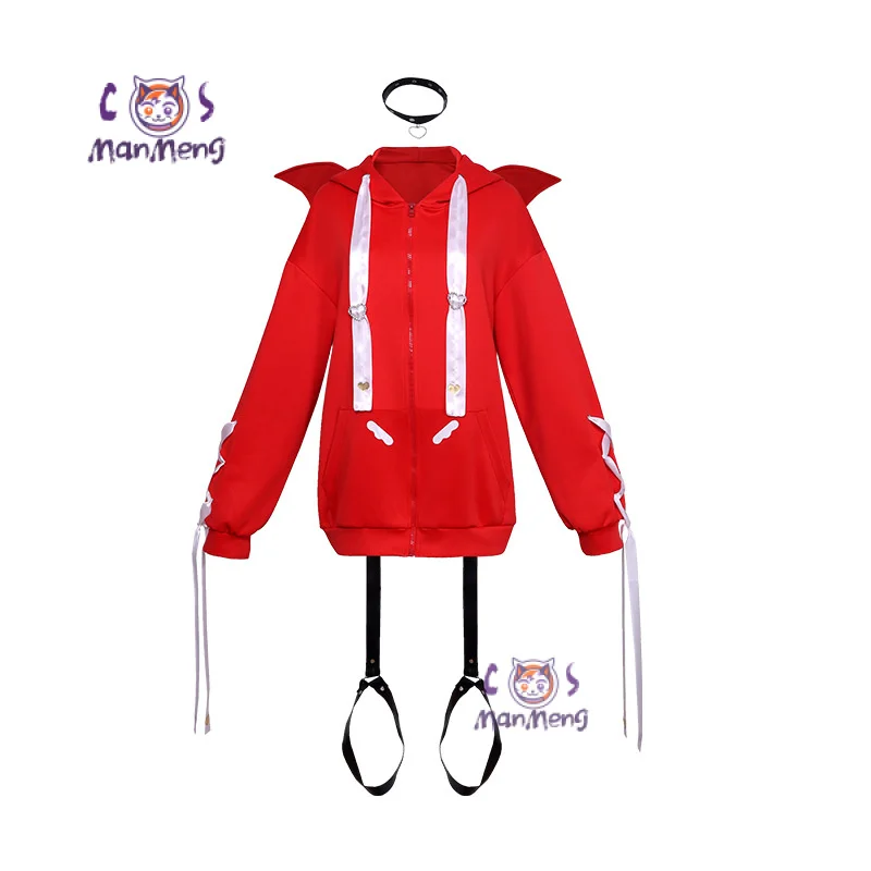 KAngel Ame Game Needy Girl Overdose Аниме Косплей Костюм Парик JK Униформа Кожаная Юбка Комплект