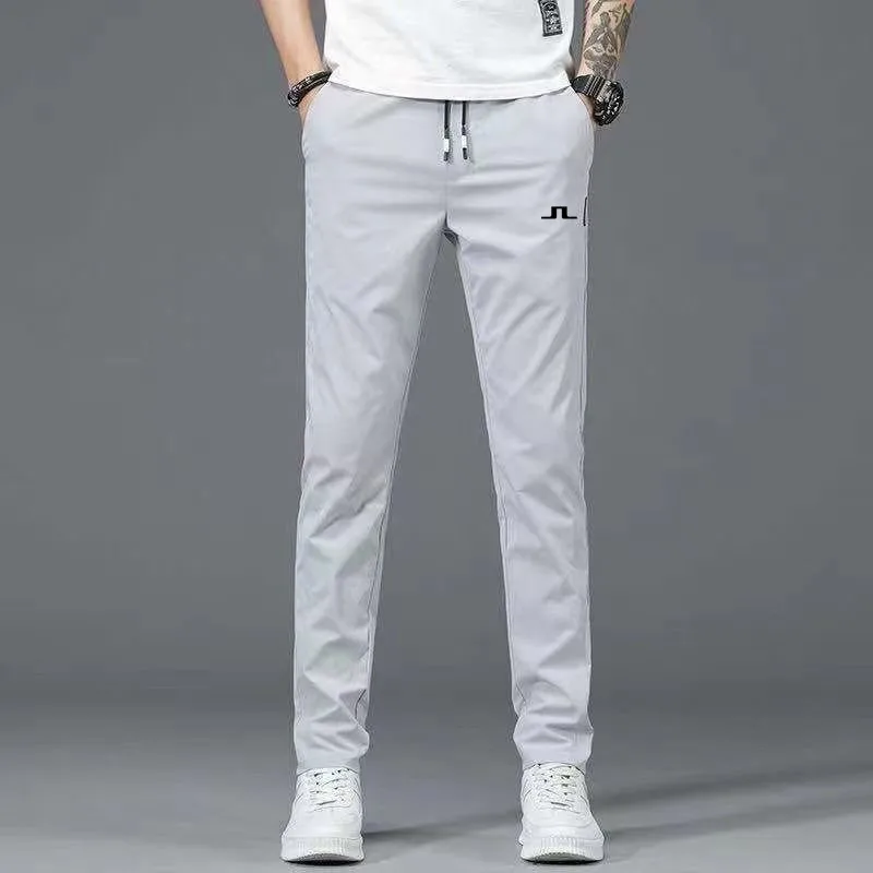 

golf wear 2023 Summer Men Golf Pants High Quality Elasticity horse Trousers Men's Breathable J Lindeberg men Golf clothing men