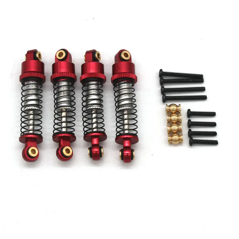 

FMS 1/24 Xiaoqi FCX24 RC Car Spare Parts Metal Upgrade Fittings Single Barrel Shock Absorber 4 Strips Oil Pressure