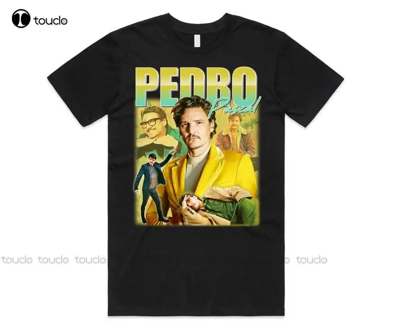 

Футболка Педро Паскаль Топ фильм икона Ретро 90-й актер подарок для мужчин женщин унисекс подарок цифровая печать футболки
