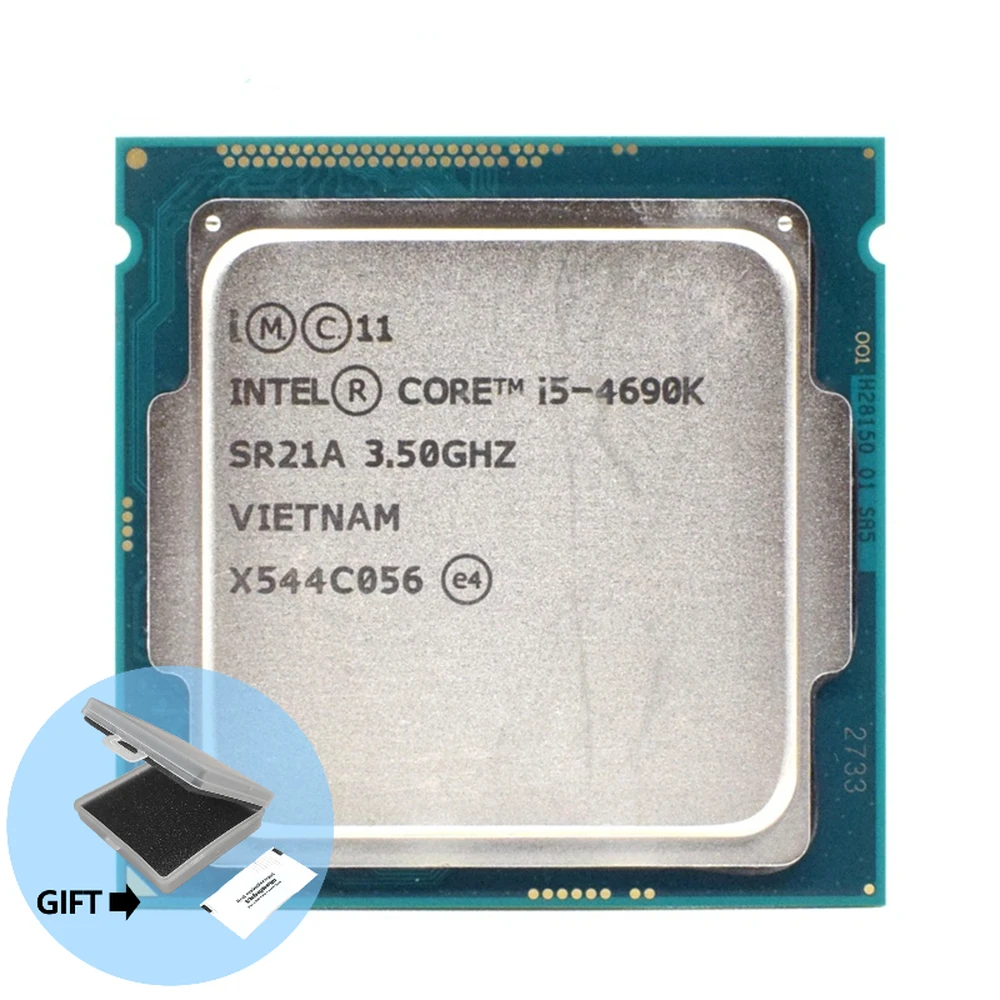 

Четырехъядерный процессор Intel Core i5 4690K 3,5 ГГц 6 Мб сокет LGA 1150