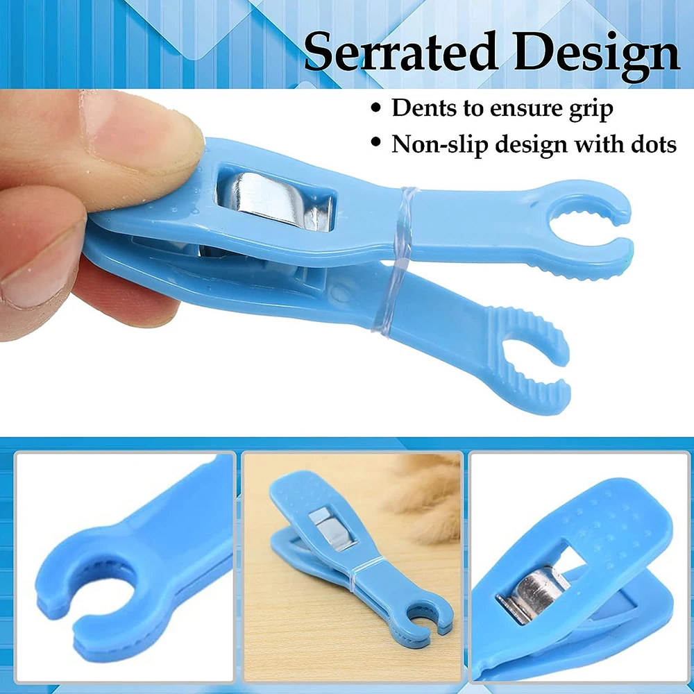 25 шт. стерильные круглые зажимы для пирсинга