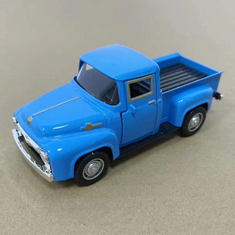 Classic Pickup Car 1/32 Scare Model Simulation Alloy Diecasts Pull Back Vehicle Toy For Boy Kids Collection