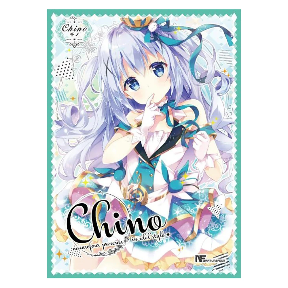 

67x92mm Kafuu Chino Maid Card Sleeves YGO TCG Sleeve Case MTG-34