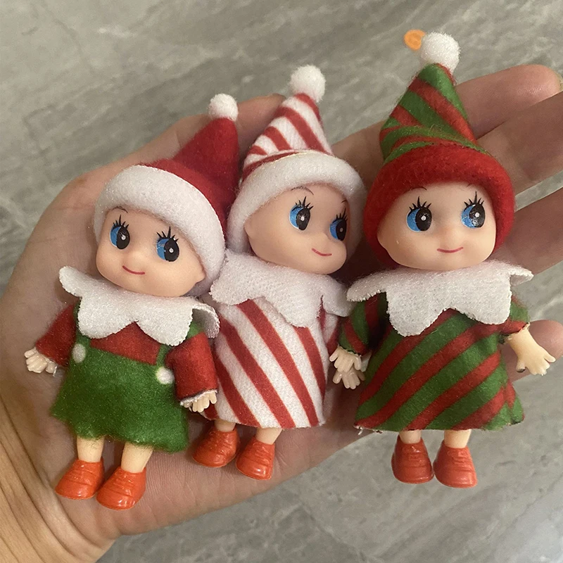 With Movable Arms Legs Doll House Accessories Christmas Dolls Baby Elves Toy For Kids