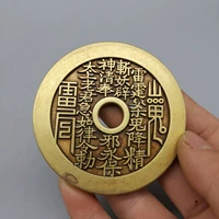 chinese collectible exorcise evil spirits the eight diagramscopper coin auspicious souvenir home decoration gifts