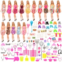 fashion cheap doll accessories kids toys 15 dress 114 accessory clothes shoes laptop kitchen kits for barbie dressing game