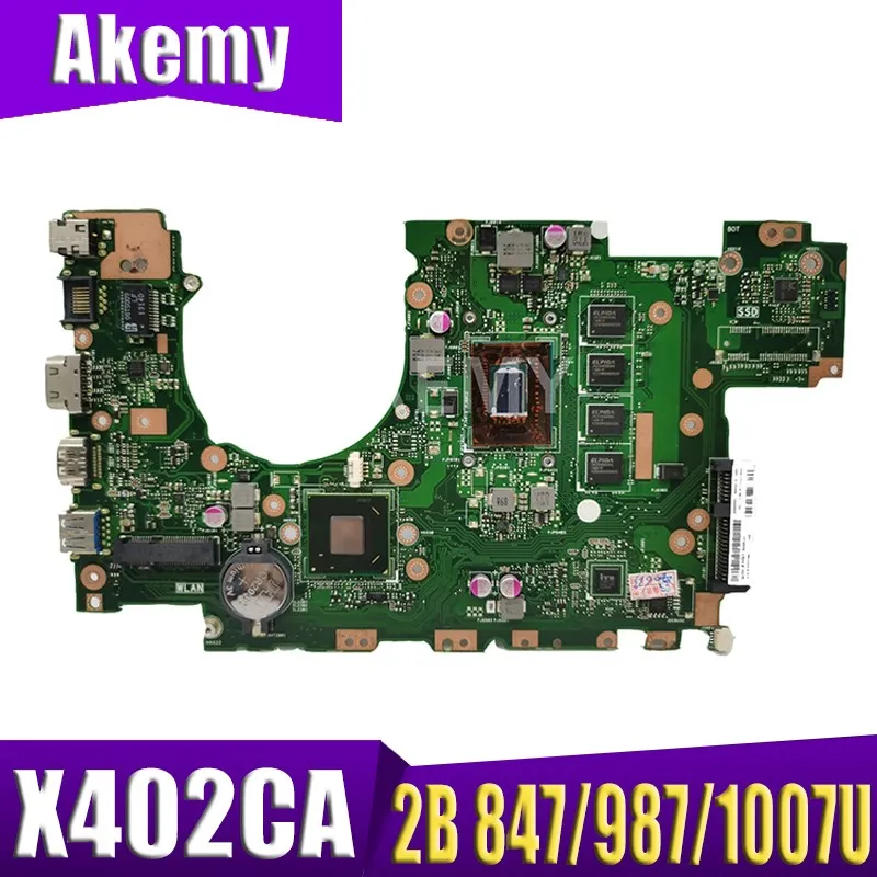 

X402CA X502CA Laptop motherboard For Asus X502C X402C F502C F402C Mainboard for Laptop W/ 2g RAM 847/987/1007U Tests 100% OK