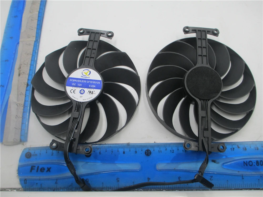 

95 мм CF1010U12S FDC10U12S9-C для ASUS KO GeForce RTX 3060 Ti 3070 V2 ROG-STRIX-RX6600XT-O8G-GAMING 6600 XT охлаждающий вентилятор