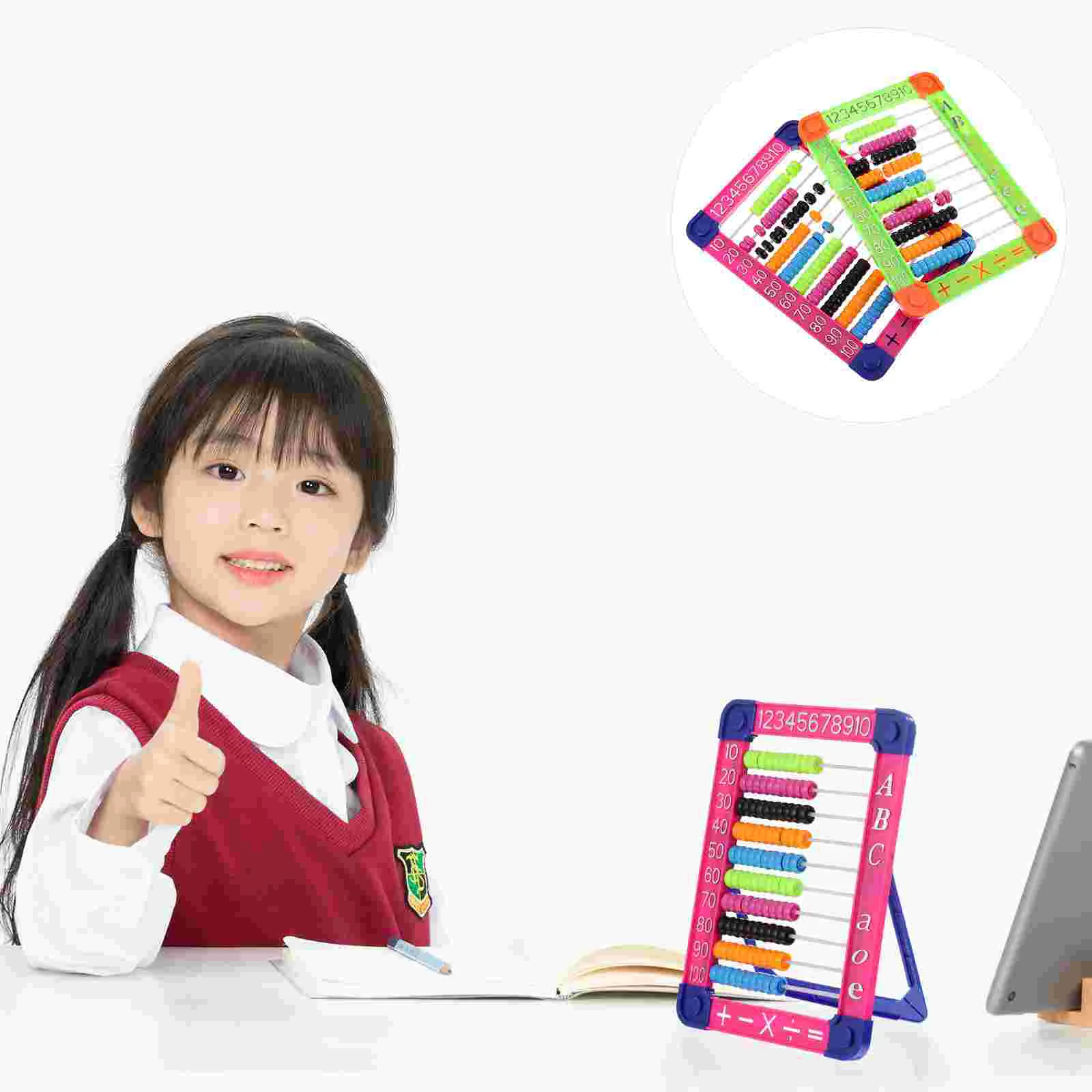 

2pcs Children Calculating Abacus Arithmetic Abacus Educational Abacus