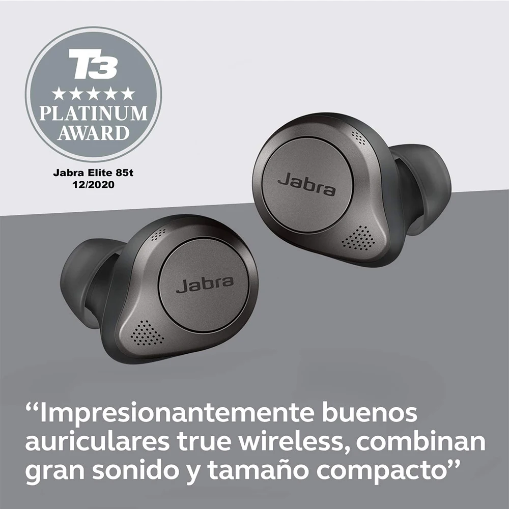 Оригинальные беспроводные Bluetooth наушники Jabra Elite 85t спортивные с шумоподавлением