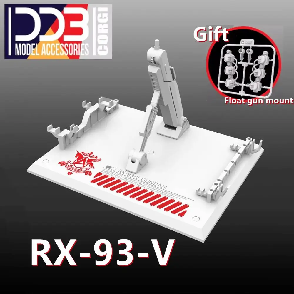 Фото Держатель аксессуаров для модели DDB для HG/RG 1/144 RX-93-V Nu Mobile Suit, экшн-фигурка, модель для хобби, сделай сам, поддержка дисплея, подставка, основание №1