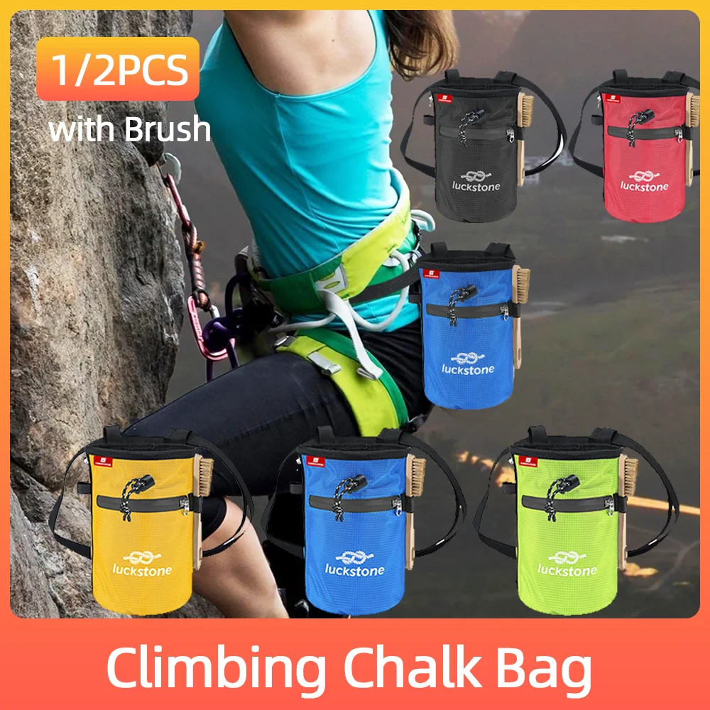 1/2 шт. водонепроницаемый мешок для боулдеринга с 2 большими карманами на молнии