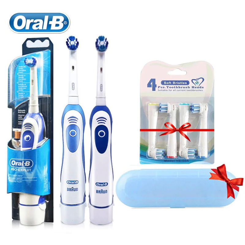 

Электрическая зубная щетка Oral B DB4010 с 4 сменными насадками