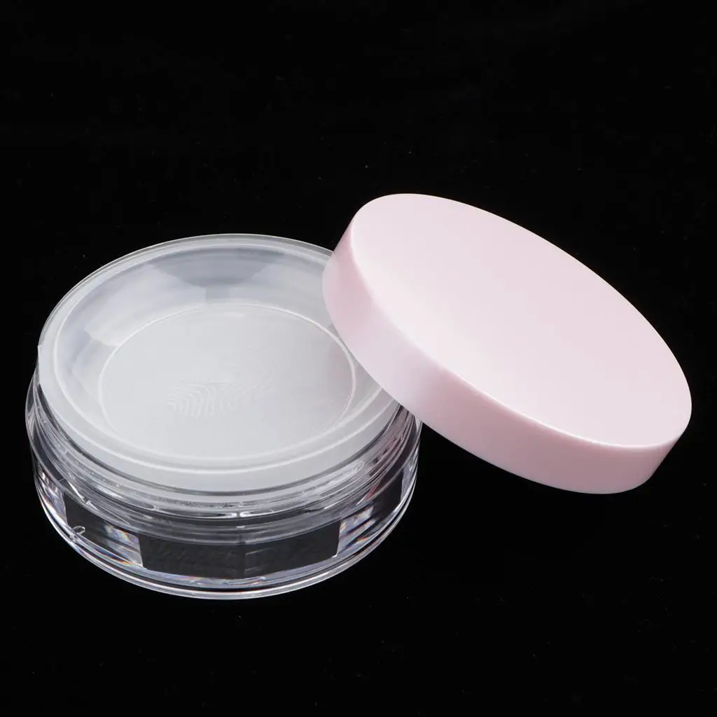 

10g Empty Case Blush Makeup Container W/ Elasticated Sifter&Screw Cap