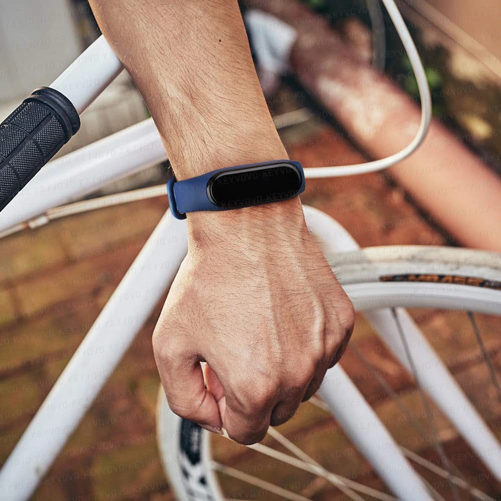 Ремешок для Xiaomi Mi Band 5 6 nfc силиконовый сменный Браслет Для цветной ремешок из ТПУ