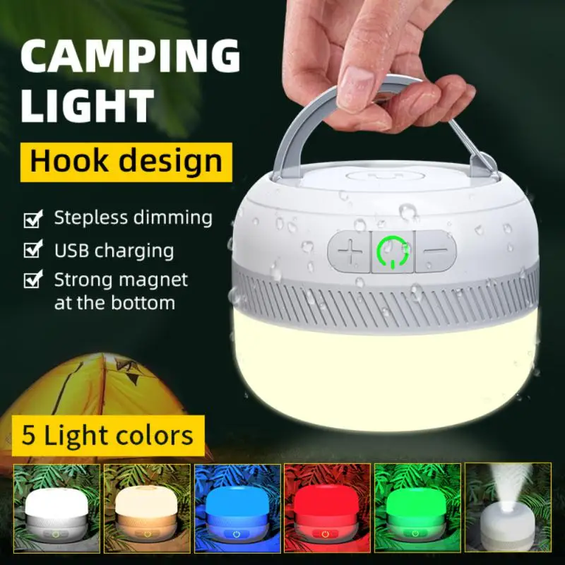 

Camping Lamp Super Long Endurance Rechargeable Tent Lamp Hanging Outdoor Emergency Lighting Camping Horse Lamp Night Market Lamp