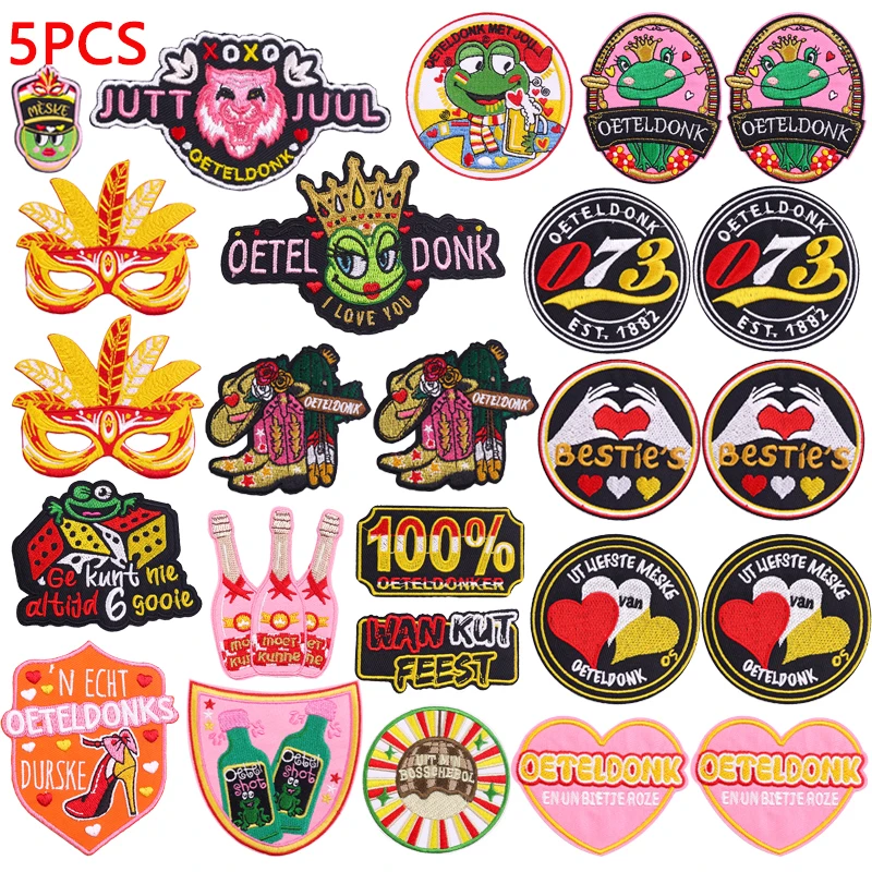 5 шт./лот эмблема Нэредиленда нашивка в виде лягушки железные вышитые нашивки для