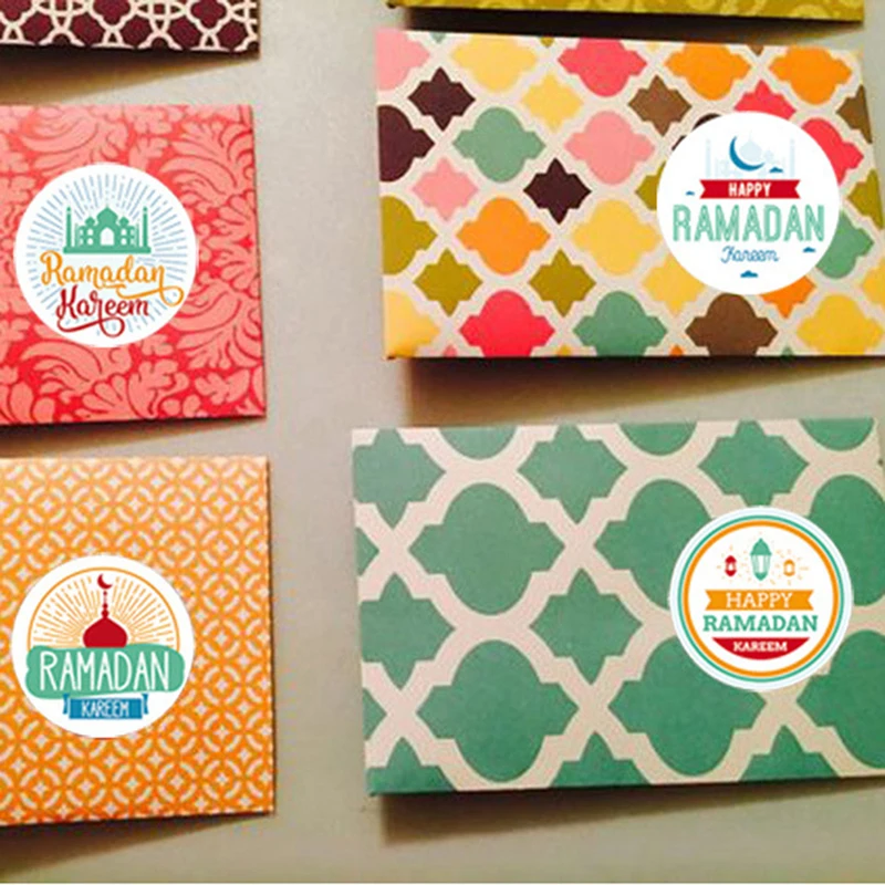 94 шт. Рамадан ИД наклейка s Мубарак Подарочная этикетка бумажный пакет для печати