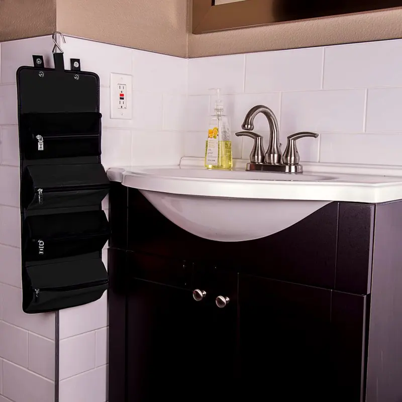 Men and Women Travel Organizer for Makeup, Shaving Kit, Grooming, Toiletries Bag