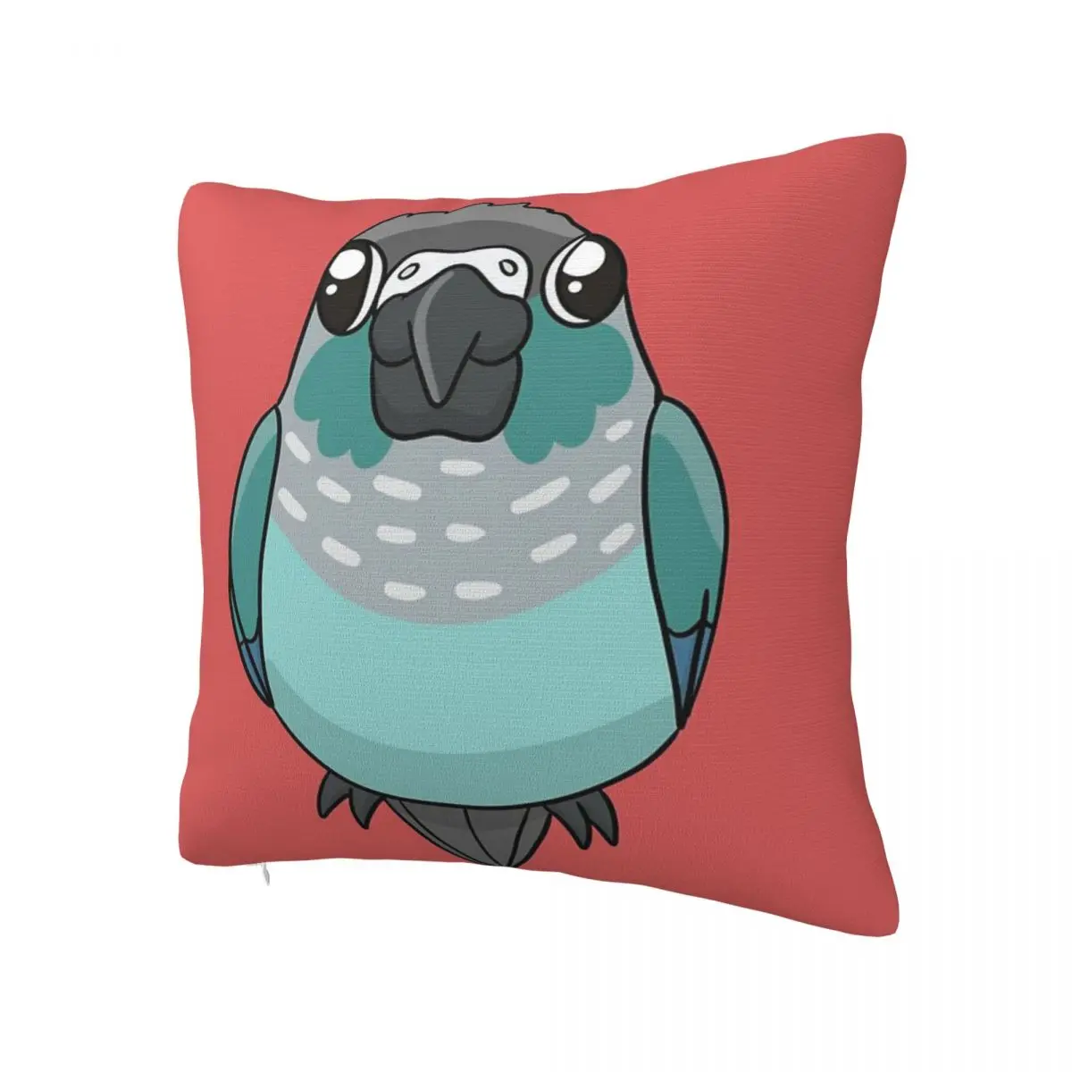 Наволочка Бирюзово-зеленая Conure 100% Полиэстер