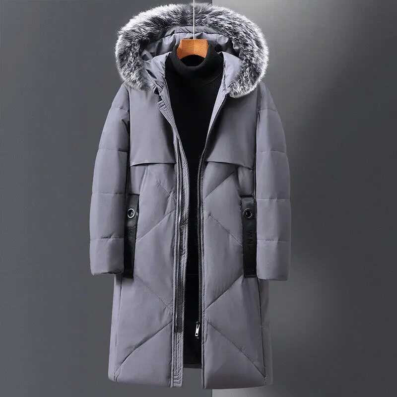 Осенне-зимняя мужская куртка повседневный Модный деловой Британский Тренч