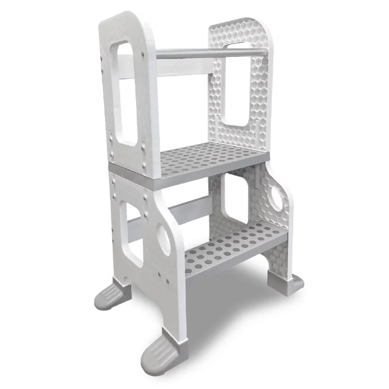 

CORE PACIFIC Kitchen Buddy 2-in-1 Stool for Ages 1-3 safe up to 100 lbs. step ladder step stool ladder