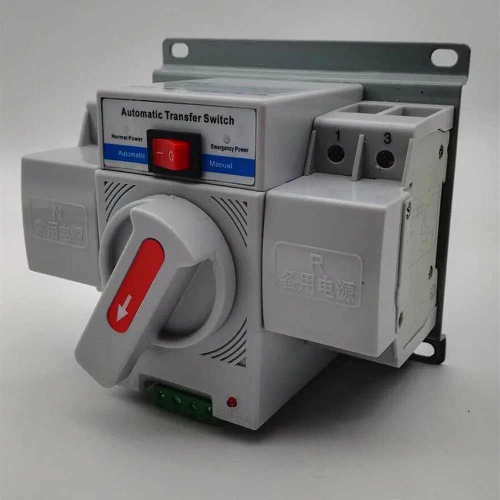 Автоматический выключатель 2P/4P 63A-32A MCB автоматический двойной питания 380 В 32/40/50/63A