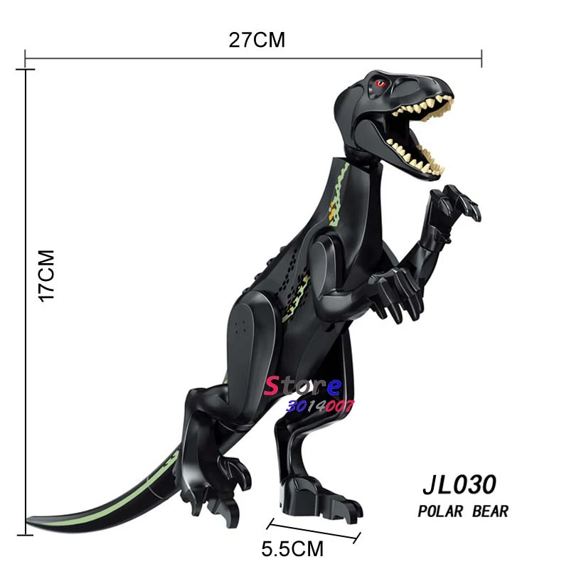 

1/Set Jurassic World 2 Indoraptor Rex Attacks Rockwood Mansor Dinosaurs Tyrannosaurs Building Blocks toys for children
