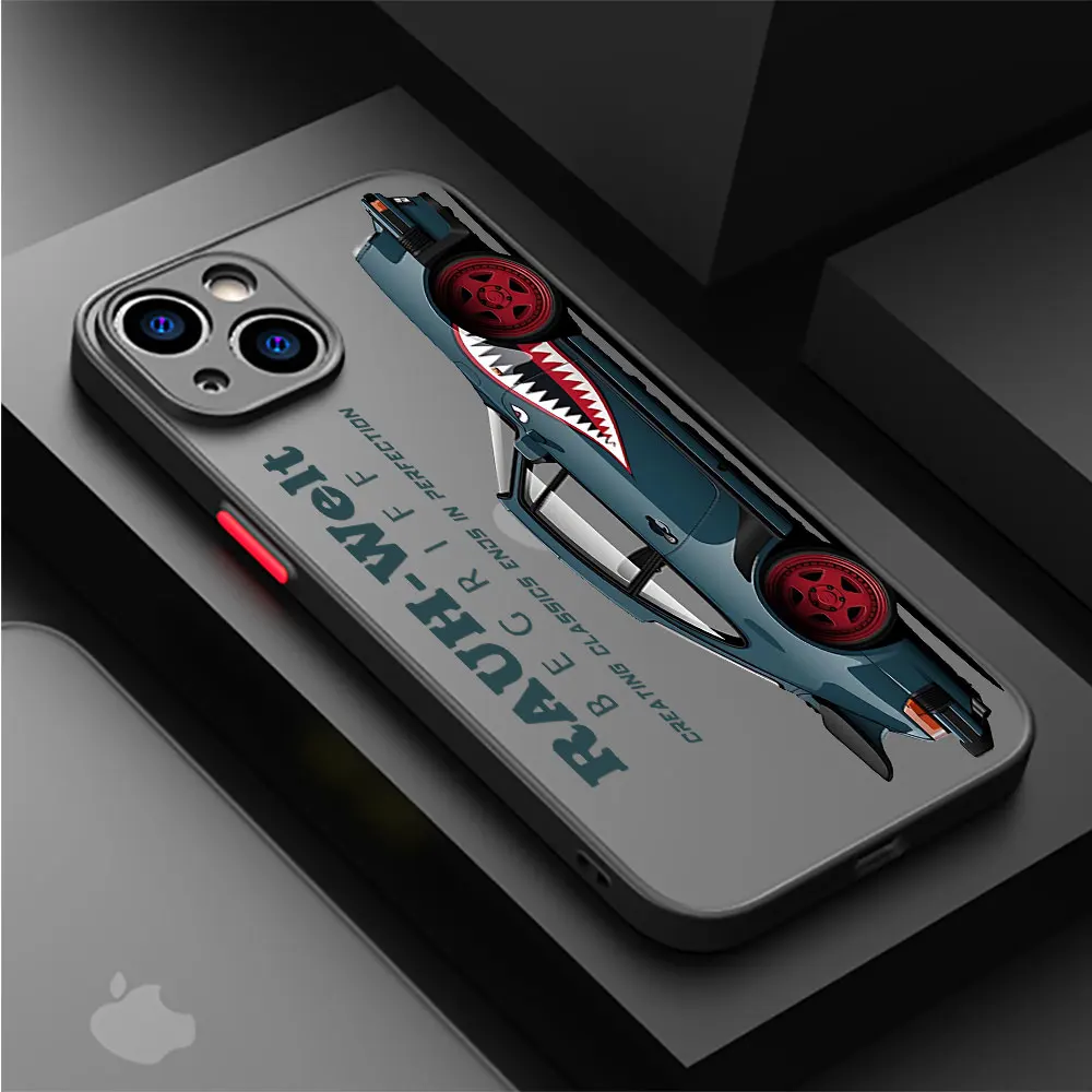 Чехол JDM для Apple iPhone 15 Plus 12 13 Pro 14 Max 11