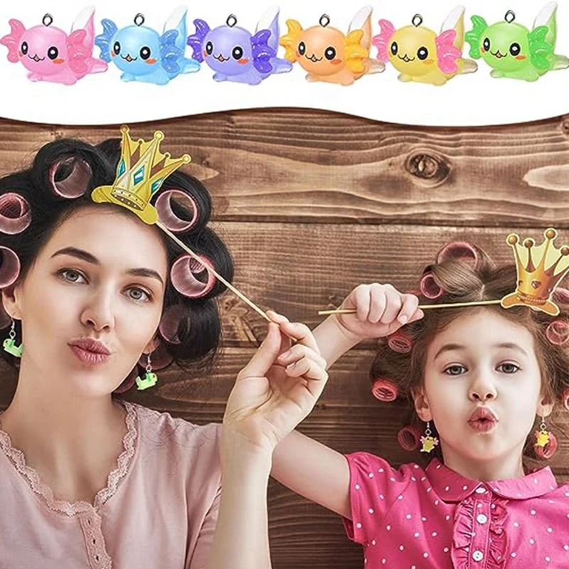 24 шт. подвески в виде животных аксолотль смоляные для изготовления ювелирных