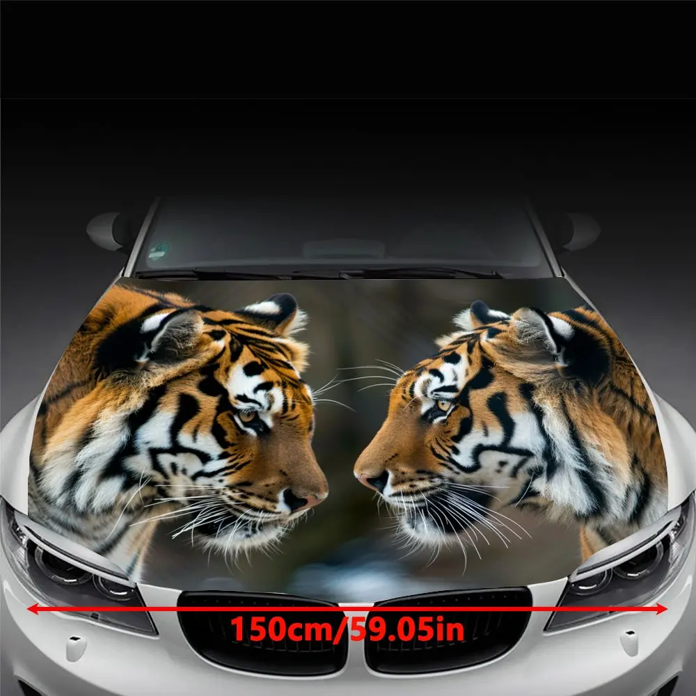 Фото Tiger Car Hood Vinyl - High-Performance & Durable, Custom-Fit for Your Vehicle’s Hood №2