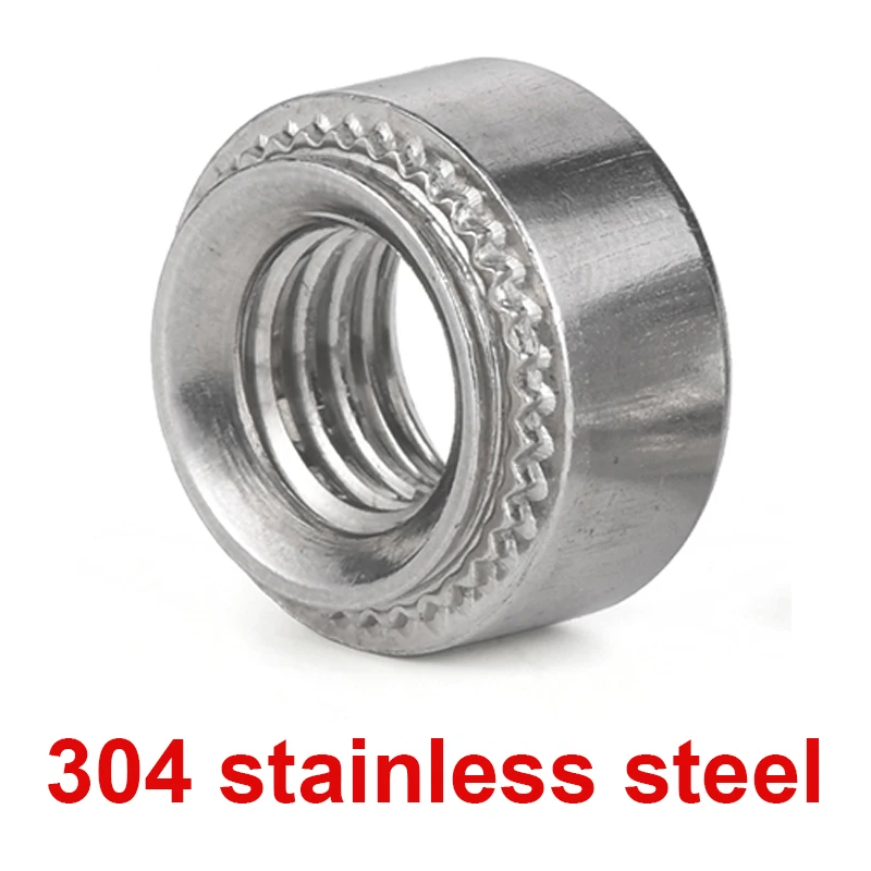 

CLS SP заклепочная гайка, зажим для цветочных зубов, гайка, панель, ударопрочная гайка 304, нержавеющая сталь/оцинкованная углеродистая сталь