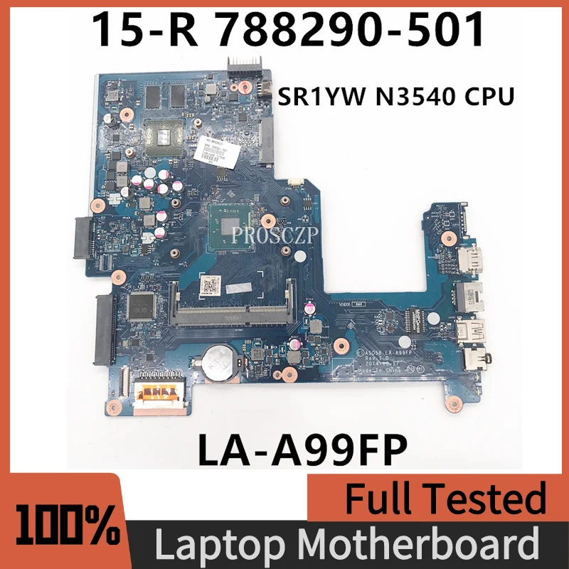 788290-501 788290-601 788290-001 для HP ProBook 15-R материнская плата для ноутбука ASO58 LA-A99FP W/ N3540 CPU GT840M GPU DDR3 100% протестирована