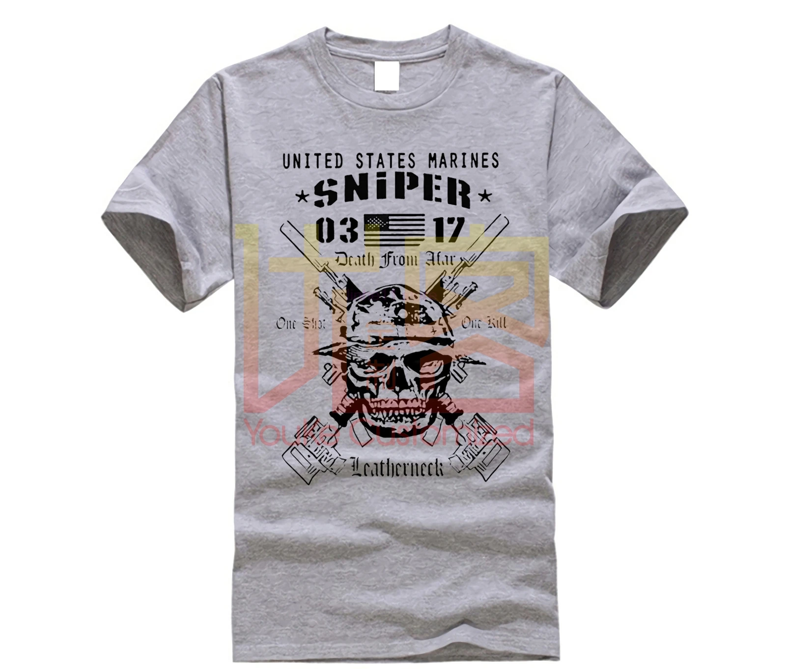2020 горячая Распродажа USMC разведчик снайперская Футболка США морские военные МОП