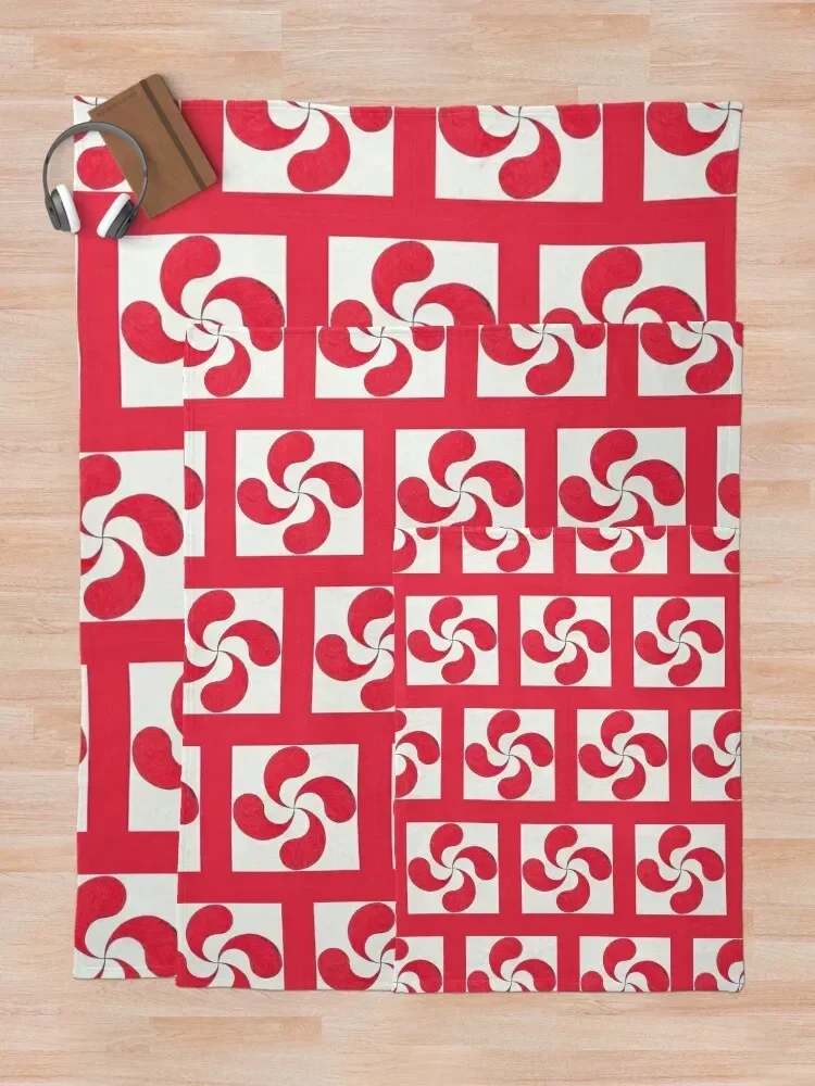 Одеяло из мягкой фланели с баской крест-lauбаланру