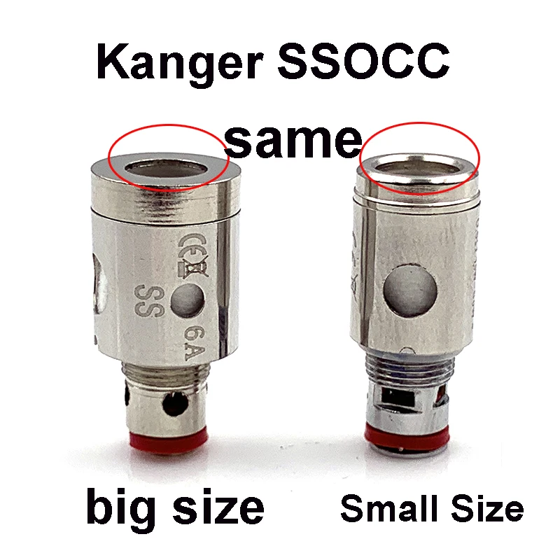 RunVape Kangertech SSOCC катушка 0 2/0 5/1 2 Ом RBA Сменная головка для Kanger Toptank Subtank Mini Sub Ohm бак |
