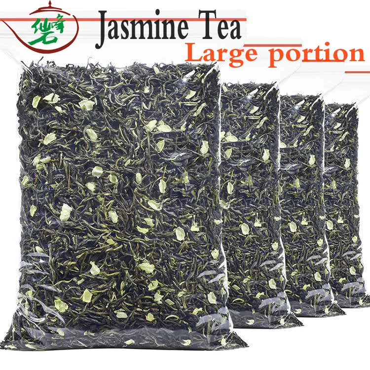 

New Jasmine Tea Luzhou Flavor Green Tea 250g Bag 500g Simple Environmental Protection Sealed Bag Gift Office