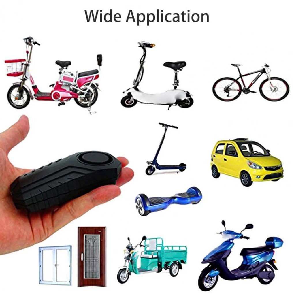 

Waterproof Remote Control Bike Motorcycle Electric Car Vehicle Security Anti Lost Remind Vibration Warning Alarm Sensor