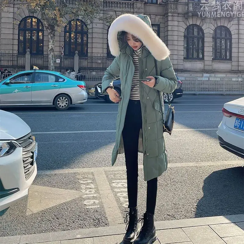 Women's Winter Jacket Down Jacket Female Winter 2022 Women Coats Down Jacket Parkas Korean Long Down Coat Women Warm Puffer Coat