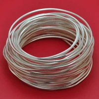 1m 999 silver wire 0 5mm 0 6mm 0 7mm 0 8mm 0 9mm 1mm sterling fine silver square wire square wire inlay for diy jewelry making