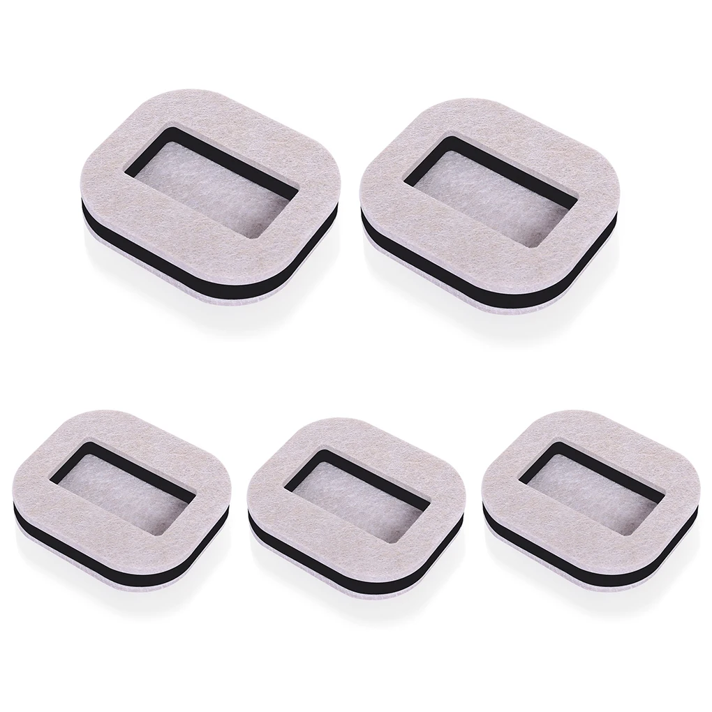 

5 Pieces Furniture Wheel Stoppers Couch Recliner Chair Bedframe Sliding Prevention Caster Pads Home Office Supplies