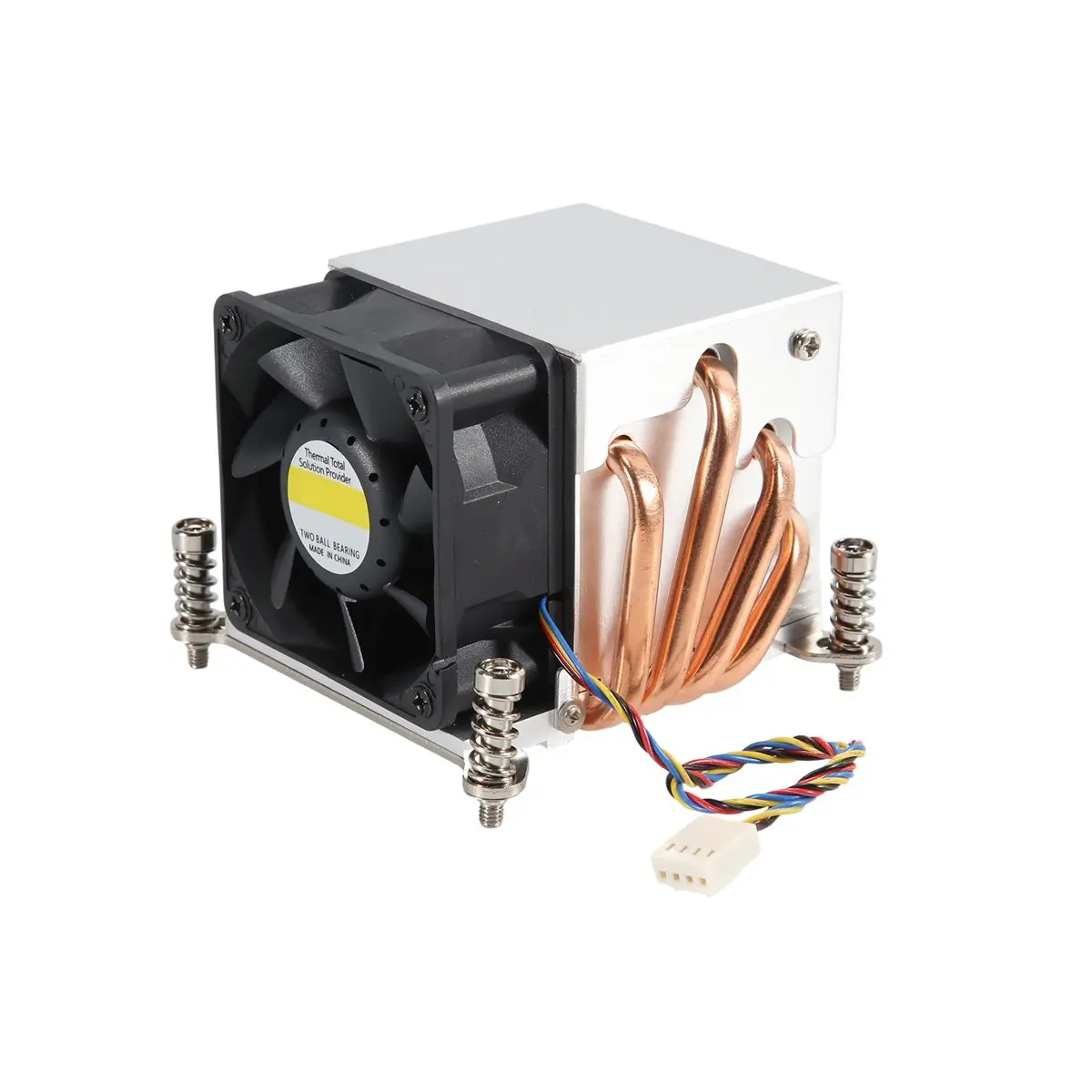 Фото Кулер (ABPO) LGA2011-R63 150 Вт для LGA 2011, радиатор 2U с 4 тепловыми трубками, квадратный тип LGA2011, межцентровое расстояние 80 мм x 80 мм, радиатор охлаждения №2