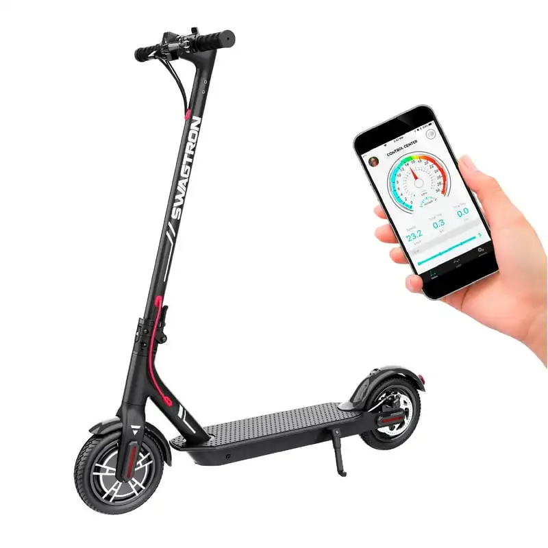 

Scooter Swagger 5 Boost , 320 Lb Weight limit, 8.5 Inch -flat Tires, 300W Motor, Folding, 18 Mph, Enhanced Long Range Electric b