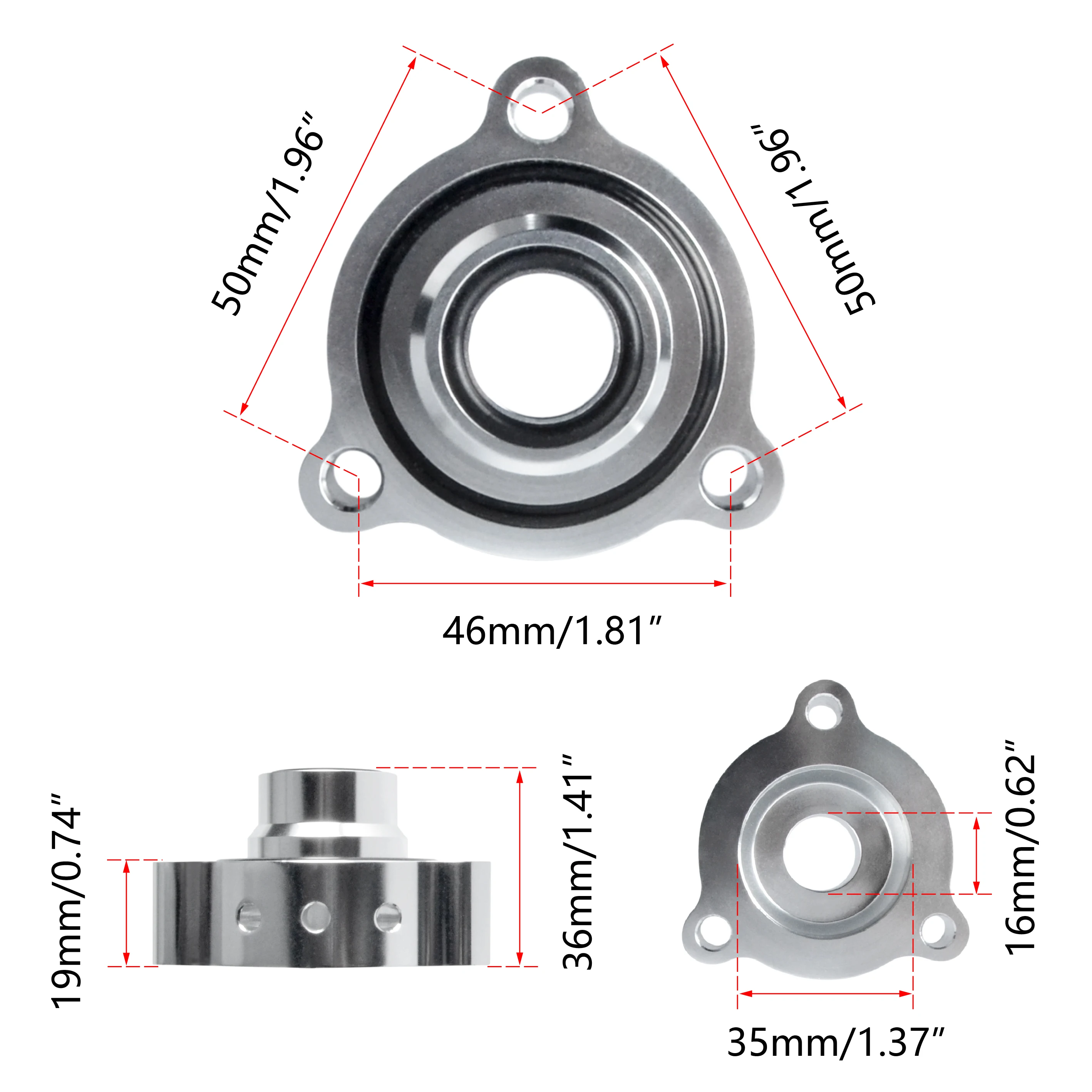 Выдувной клапан для гоночного автомобиля адаптер BOV распорка Benz 2 0 Turbo A180 CLA250 A250