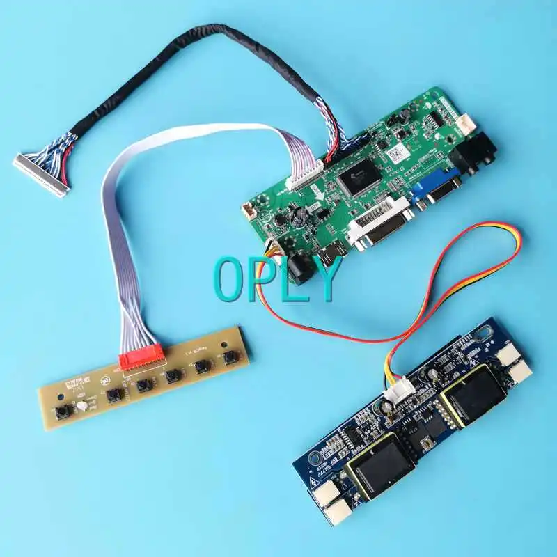 

Плата контроллера матрицы ЖК-дисплея подходит для LTM190E1 LTM190E4 VGA DVI HDMI-совместима с 19 "30-контактным LVDS DIY Kit 4CCFL 1280*1024