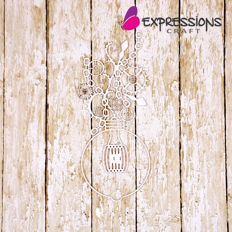 

Geary Fat Bulb Новое металлическое режущее украшение для скрапбукинга