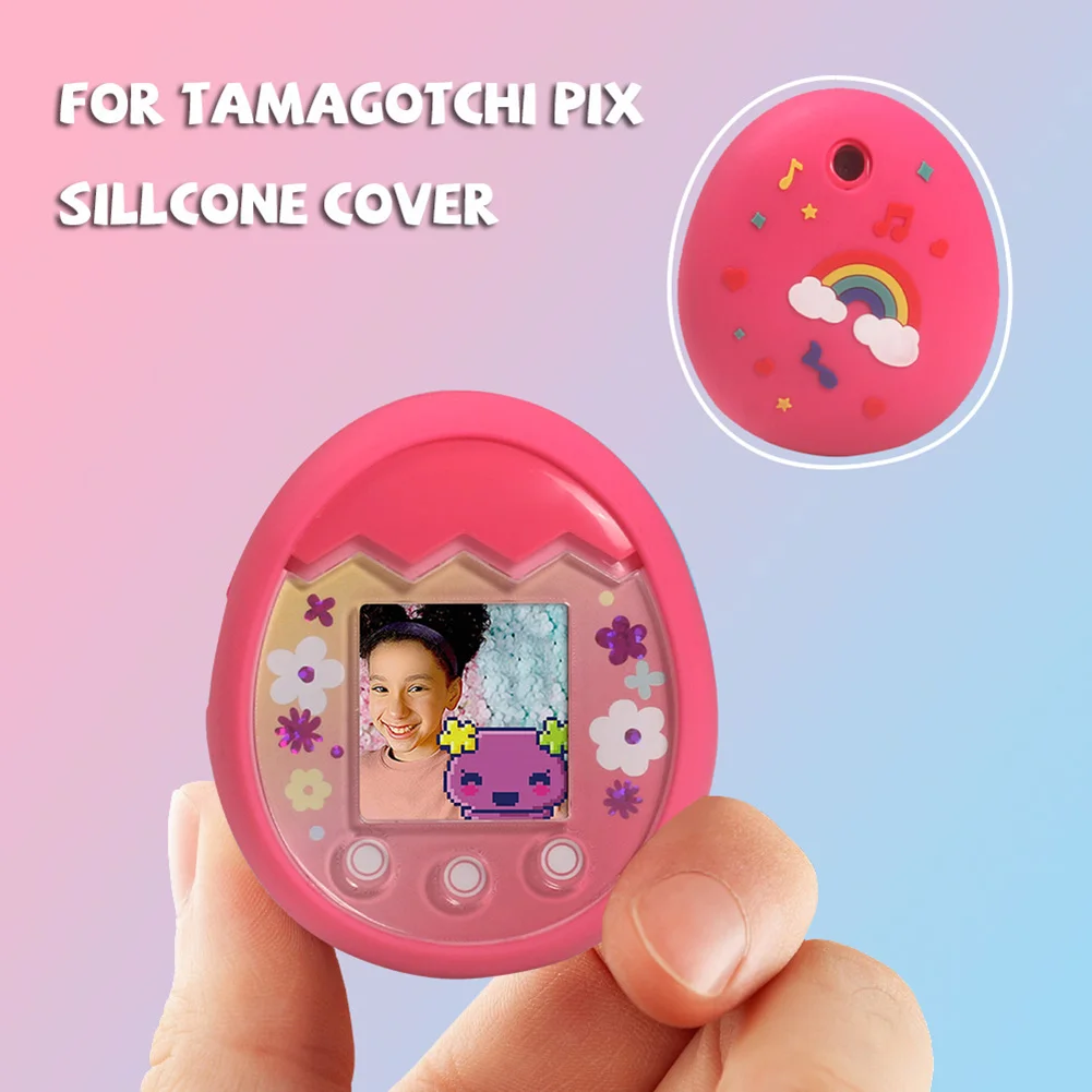 

Electronic Pet Machine Protector Virtual Electronic Digital Pets Silicone Cover Case Waterproof Anti-fall for Tamagotchi Pix New