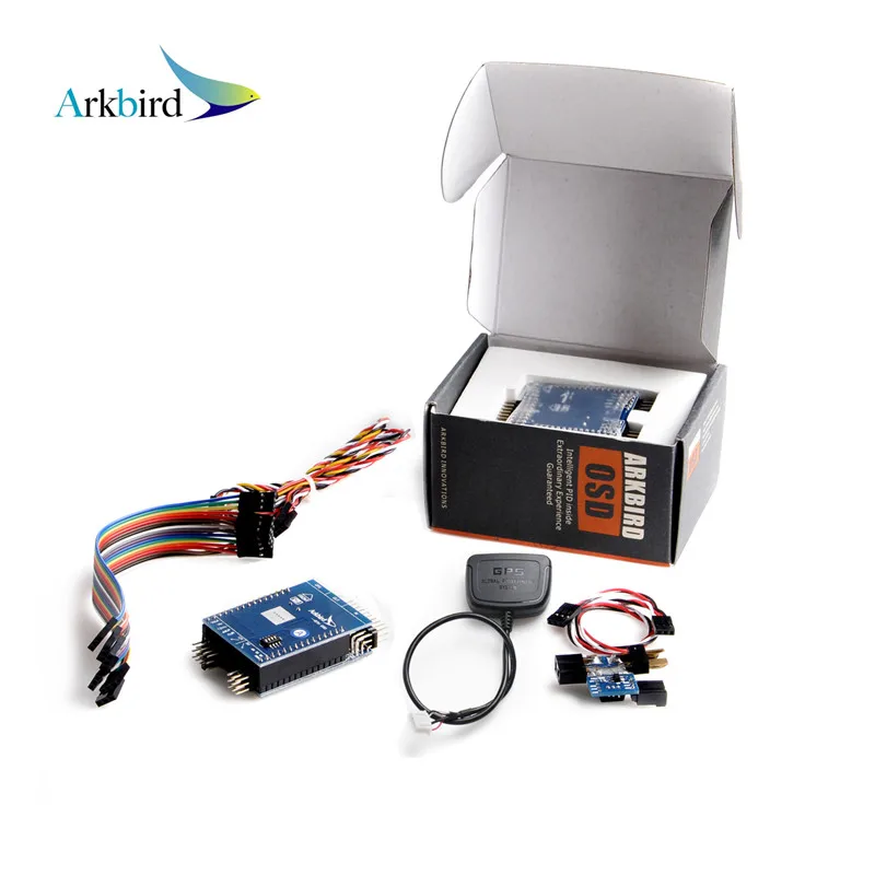 

Arkbird FPV auto-stabilization Standard OSD Autopilot FC Flight Controller System M8N GPS Current Sensor for Fixed Wing Aircafts