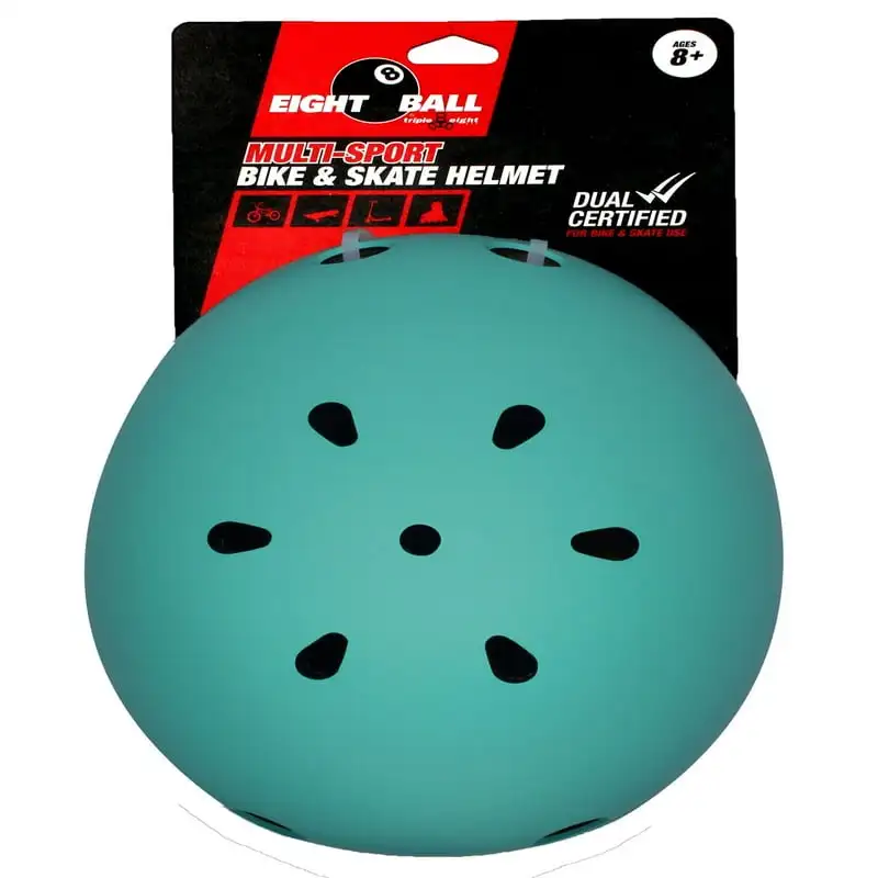 

Dual Certified Multi-Sport Bike and Skate Teal Helmet